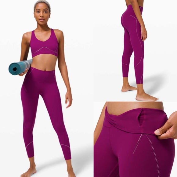 lululemon athletica Pants - Lululemon Align High-Rise Pant 25" *Gold
Deep Fuschia! LIKE NEW